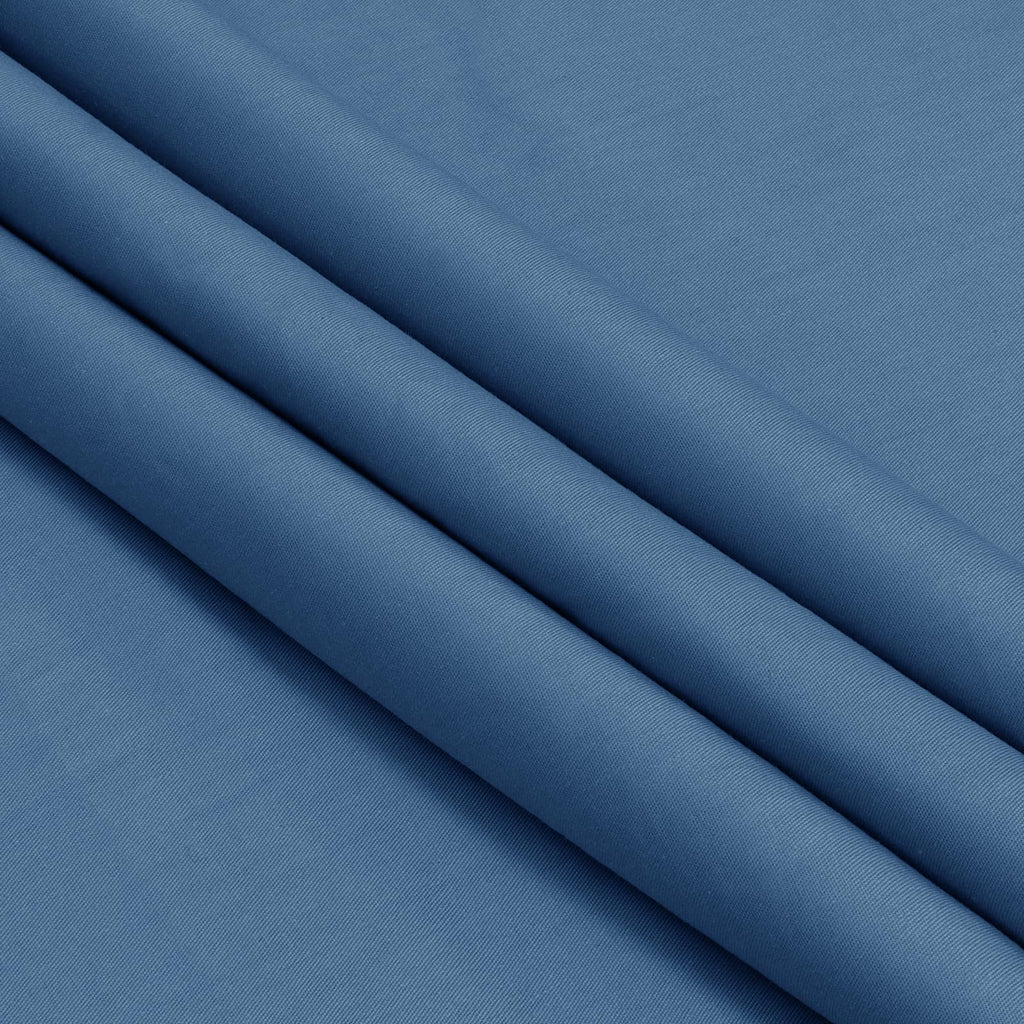 Dusty Blue Cotton Broadcloth Fabric by The Yard, 1Yard x56In