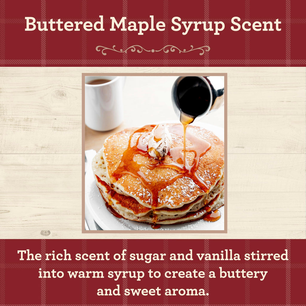 Buttered Maple Syrup Scented 13 Ounce Mason Jar Candle