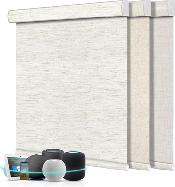 Motorized Blinds with Remote,103% Blackout Motorized Roller Shades