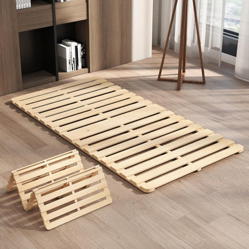 Floor Bed Frame, Foldable Tatami Bed Frame Futon Frame