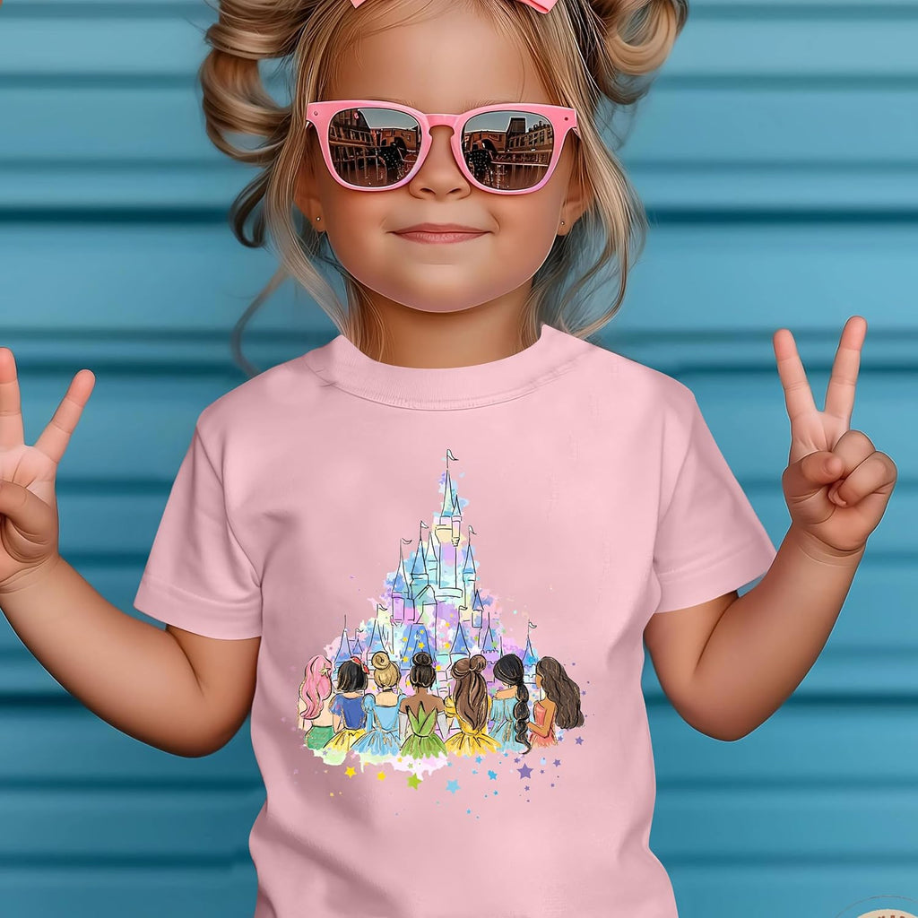 Magical Shirt for Girl: Magic Kingdom Prinecess Tshirt Princess Shirts Youth Girls Cute Family Vacation Trip Tee