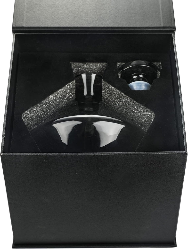 Whiskey Decanter with Stopper - Grey, 49 Oz