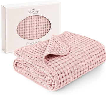 Waffle Baby Blanket for Boys & Girls, Soft Newborn Swaddle Blanket