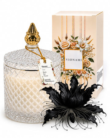 Black Bat Rare Flower Fragrance Luxury Scented Candle Gift