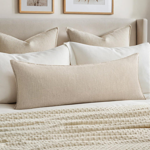 Decorative Long Lumbar Throw Pillow Cover