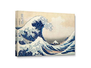 ART - The Great Wave off Kanagawa, by Katsushika Hokusai Reproduction - Giclee Wall Art Decor, Gallery Wrapped