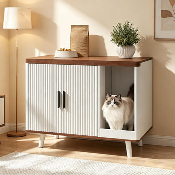 Cat Litter Box Enclosure, 30.7" Hidden Litter Box Furniture