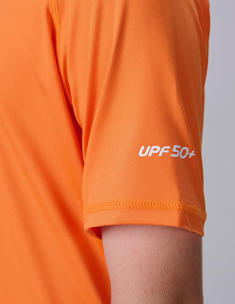 3 Pack Youth Boys Short Sleeve Rash Guard Swim Shirts