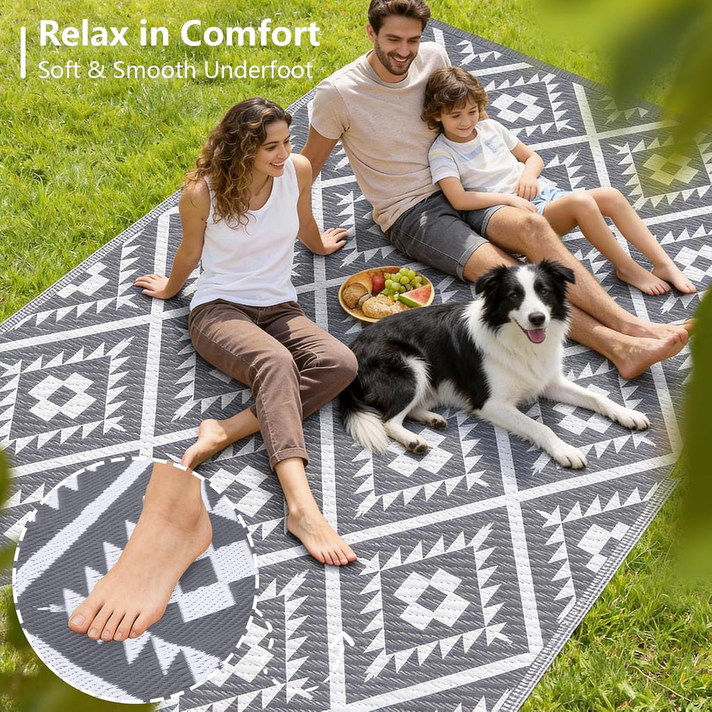 Outdoor Rug 8x10, Large Outdoor Rug s, Outdoor Camping Rug