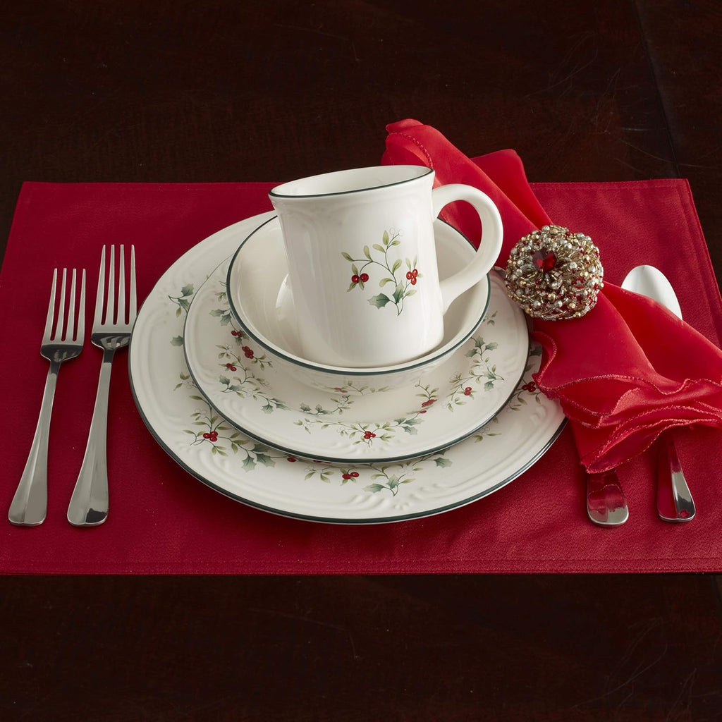 Winterberry Piece Dinnerware Set, Service for 4
