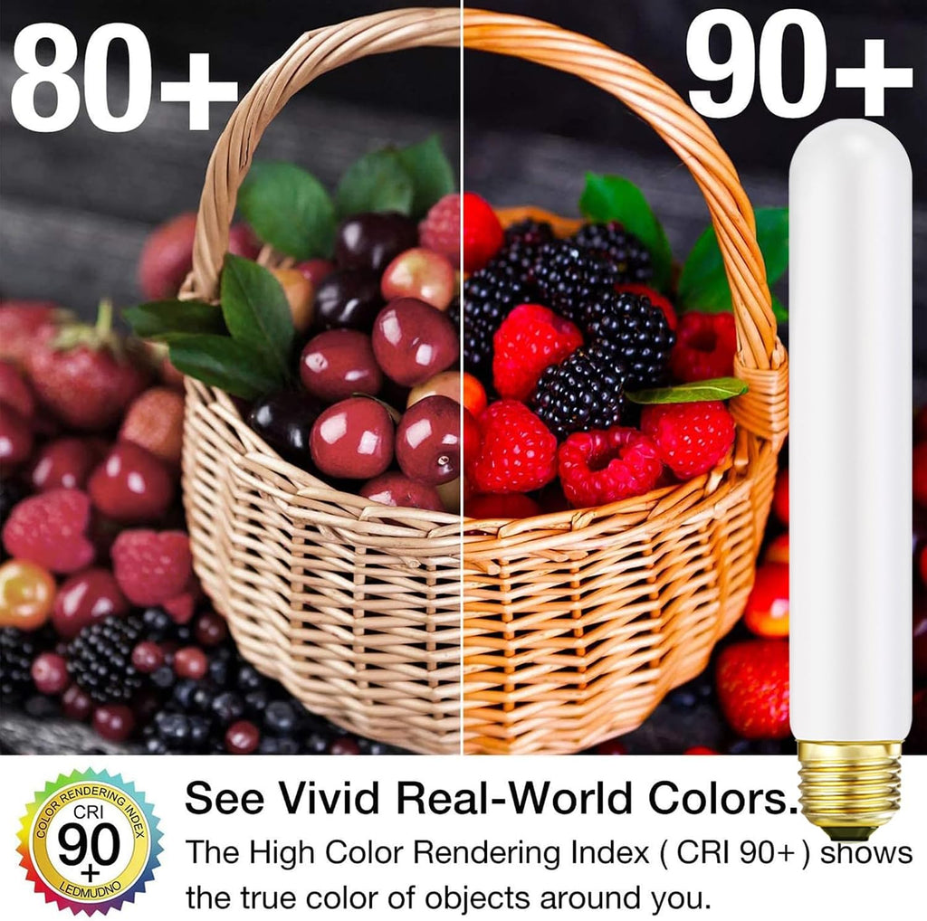 T10 Led Frosted Bulb 4W e26 Dimmable Tubular LED Light Bulb 3000K