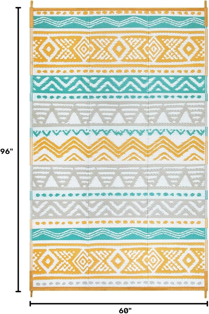 Outdoor Rug Waterproof, Outdoor Plastic Straw Camping Rug