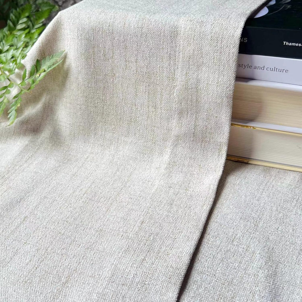 Faux Linen Valance for Windows Kitchen Living Room Valances Rod Pocket Farmhouse Country Rustic Bathroom Small Window
