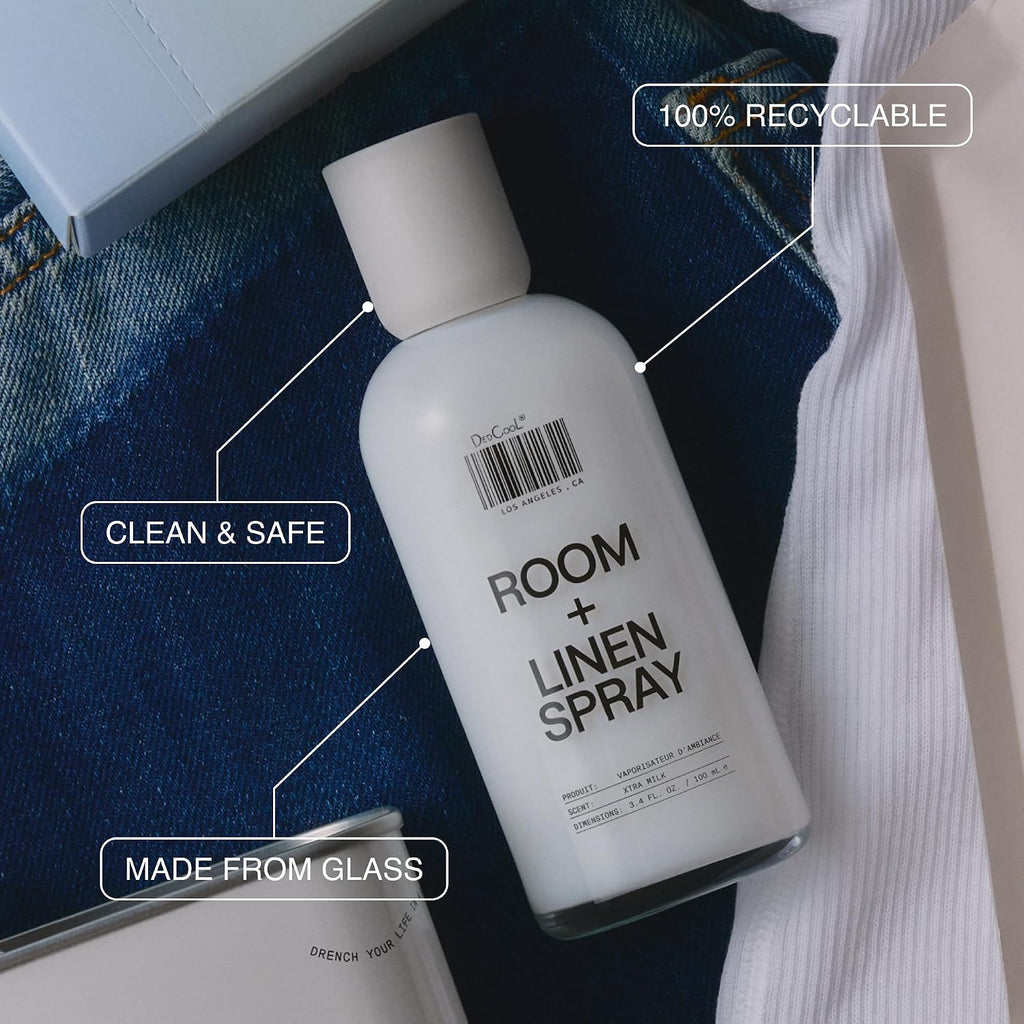 Room + Linen Spray in Xtra Milk, Essential Oil Infused, 3.4 fl oz - Set of 34