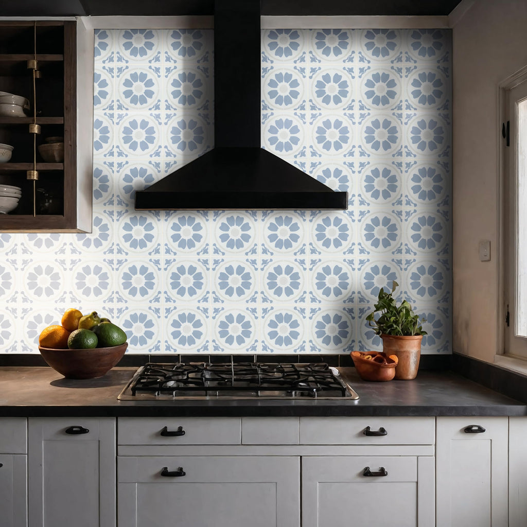 Porcelain Wall Tile | Tamensa Encaustic | 8" x 8"