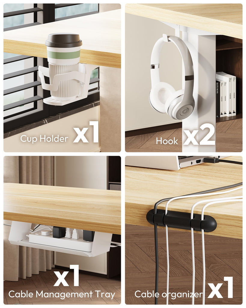 79''x32'' Large Electric Computer Height Adjustable Standing Desk