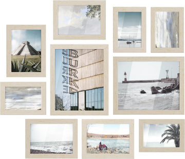 Collage Picture Frames, Set of 10, Glass