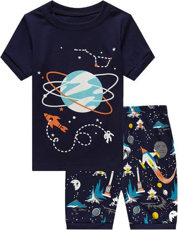 Boys Summer Pajamas Sets Short Sets