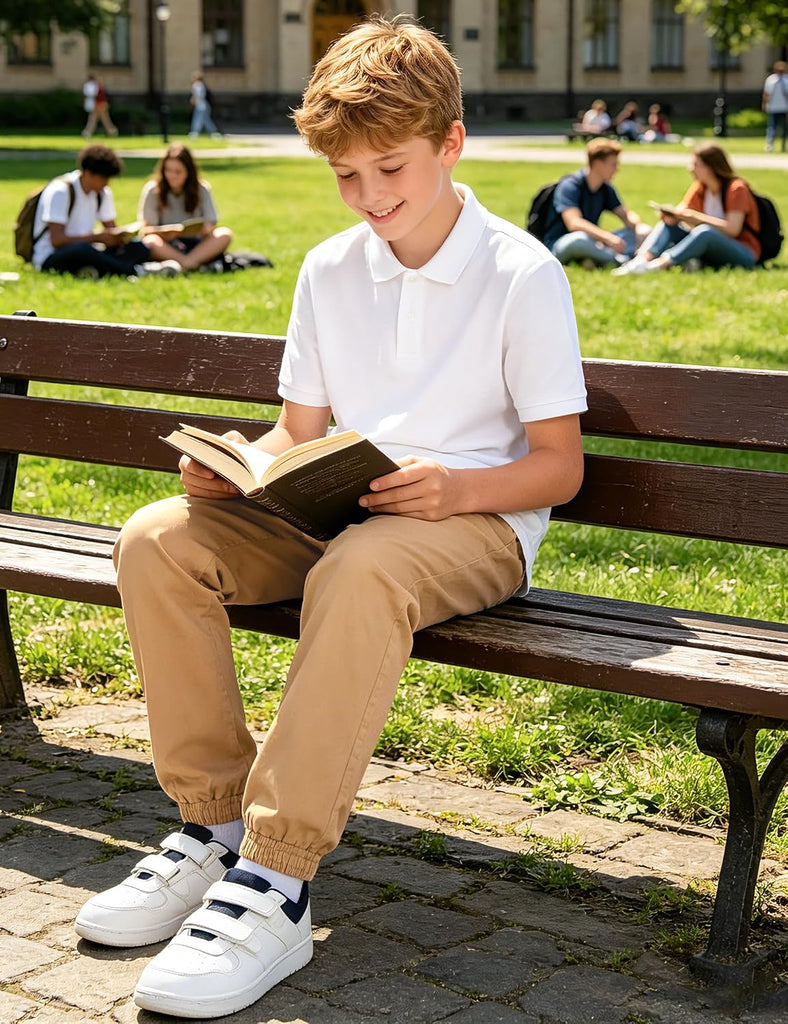 Boys Uniform Pants Twill Pull On Jogger Pants Boys School Clothes