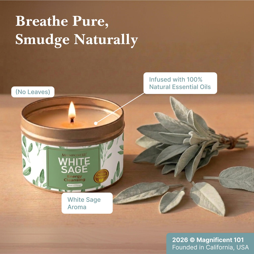 White Sage Tin Cleansing, 6oz