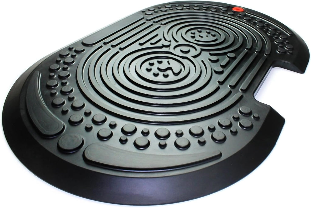 System 2000M Lite Ergonomic Anti-Fatigue Floor Comfort Mat, Non-Slip Base for Standing Desks, 20" x 32" Large Black