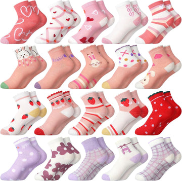 20 Pairs Girls Socks