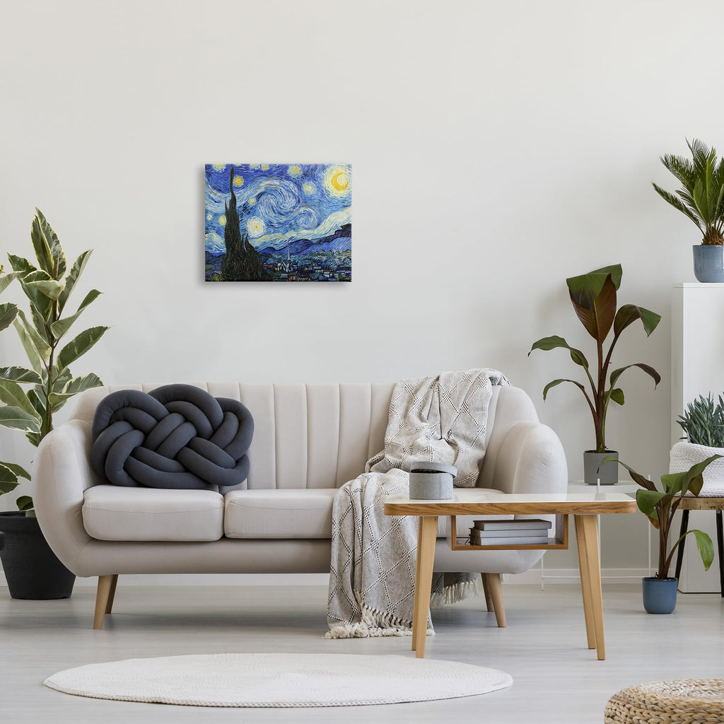 Starry Night Post, 16 x 20 Inch Canvas Wall Art