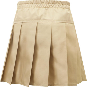 Skorts for Girls School Uniform Skirts Pleated Scooter Skirt with Shorts Pull On Kids Skort with Elastic Waistband