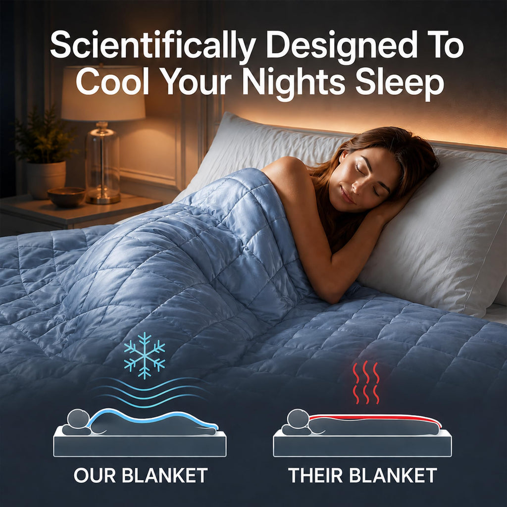 Cooling Blanket King Size 20 lbs, Soft Cooling Fabric