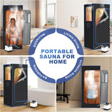 Portable Sauna - Sauna Steamer Machine for Home with 3L 1200W Steamer, 9 Levels
