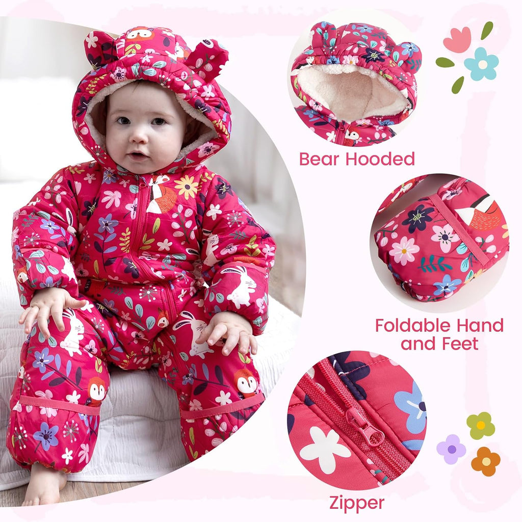 Baby Boy Snowsuit Toddler Girl Winter Clothes Snow Suit