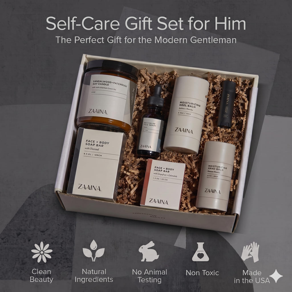 Men's Self Care Gift Box | Relaxation Grooming Gift Set