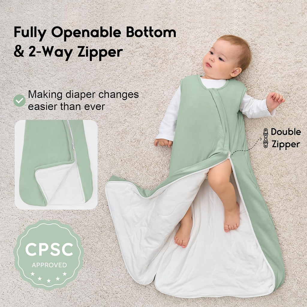 Baby Sleep Sack Rayon Made from Bamboo 1.0 Tog