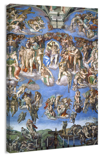 Print Wall Art - The Last Judgment by Michelangelo - 16x24 inches