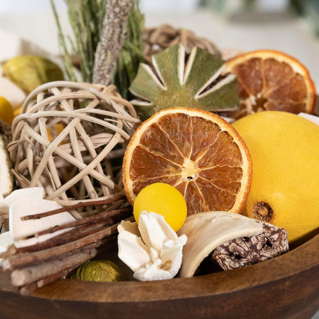 Maison Box Fragrance Potpourri Decorative Vase & Bowl Filler Home Décor (Citrus Verbena)