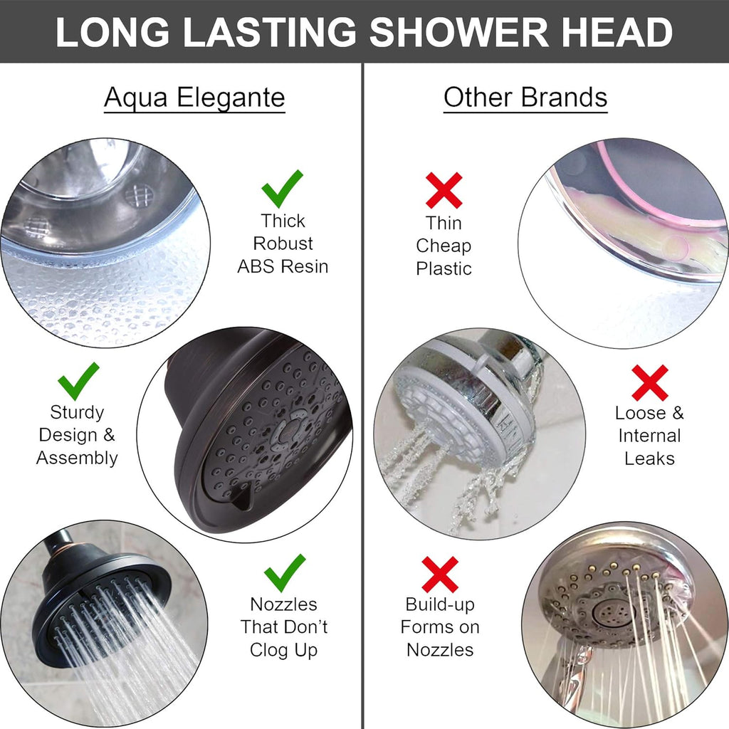 Massage Shower Head With Mist - High Pressure Boosting, Multi-Function