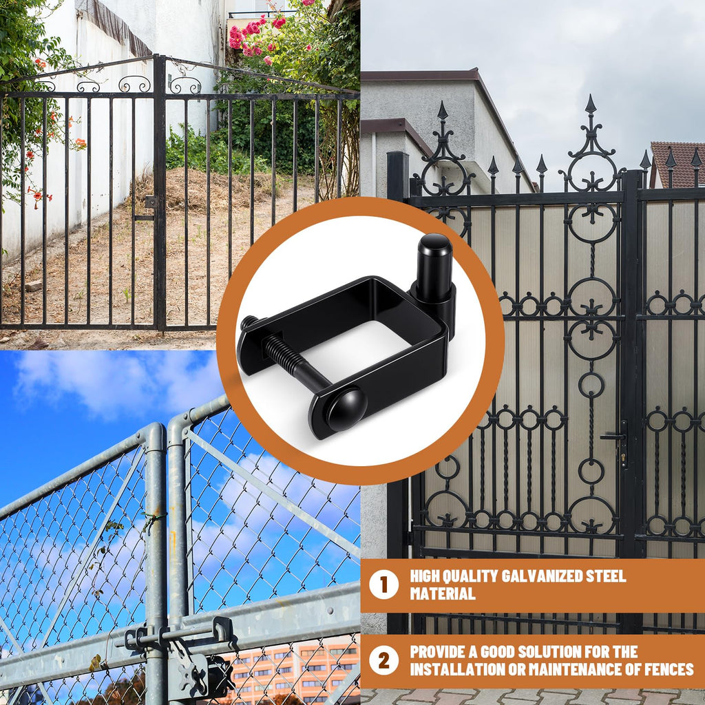 4 Pcs 2" Square Male Hinges for 2" Square Posts 5/8 Inch Pintle