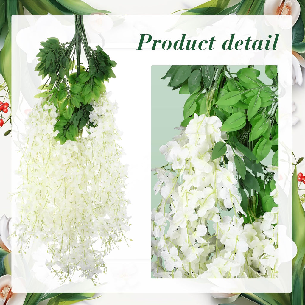 54 Pack Greenery Backdrop with Flowers Include | Casa Home Living