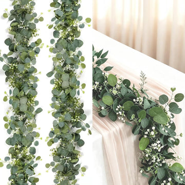 Artificial Eucalyptus Garland - Set of 2