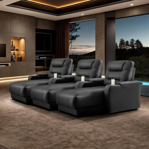 Home Theater Seating Oversized Loveseat Recliner Chair Ultra-Comfortable Reclining Chair Power Recliners Chairs with