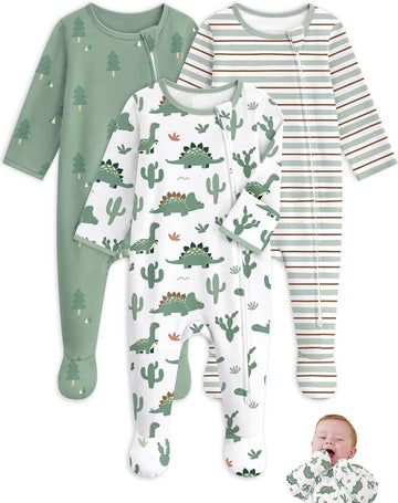 Baby Sleepers 100% Organic Cotton Baby Pajamas Boys Girls Clothes