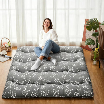 Japanese Floor Futon Mattress Foldable Tatami Futon Sleeping Pad