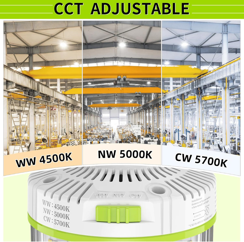E39 480V LED Corn Light 150W/120W/90W Adjustable Corn Bulb E39 Mogul Base