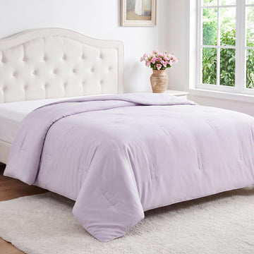 Cooling Comforter Twin, 100% Viscose from Bamboo Lightweight All-Season Quilt for Hot Sleepers