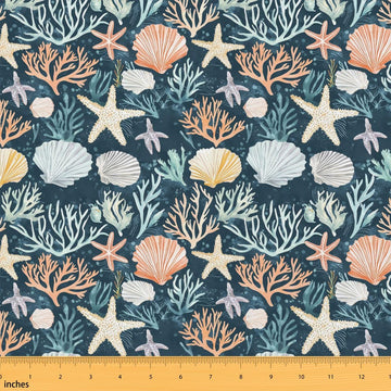 Ocean Fabric by The Yard Soft 1 Yard