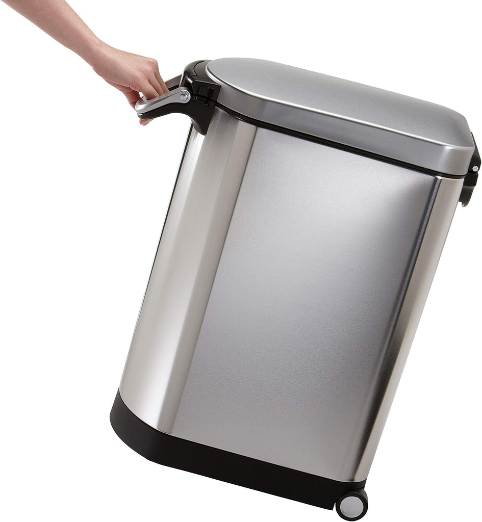 Medium Pet Food Storage Container, Holds 25-29 lb / 11-13 kg of Dry Dog Food, Cat Food, or Bird Seed, Airtight