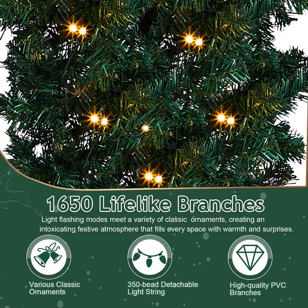 Lighted Christmas Archway Decoration with 350 LED