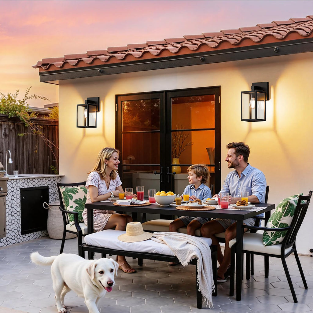 Outdoor Wall Light, Waterproof Exterior Porch Lighting Fixture