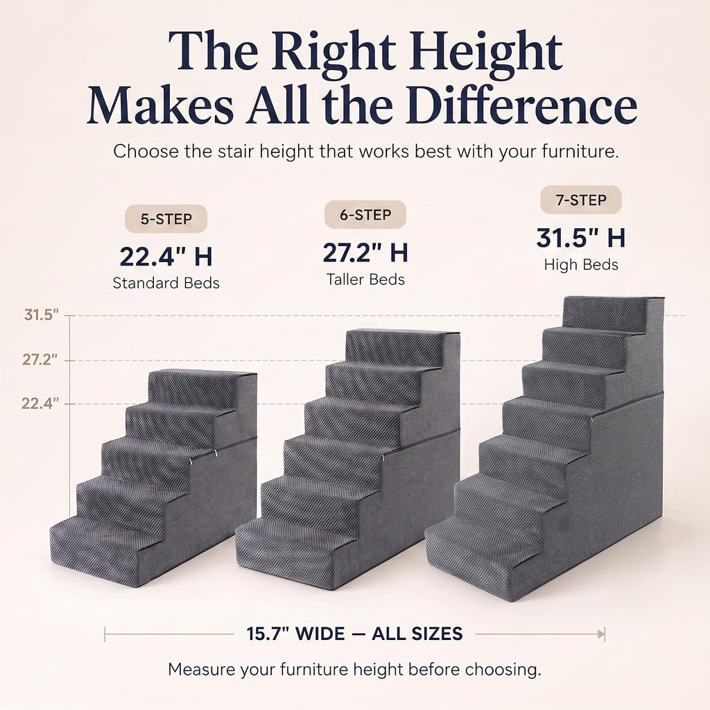 Multi‐Scene Pet Step, Grey, 7-Step