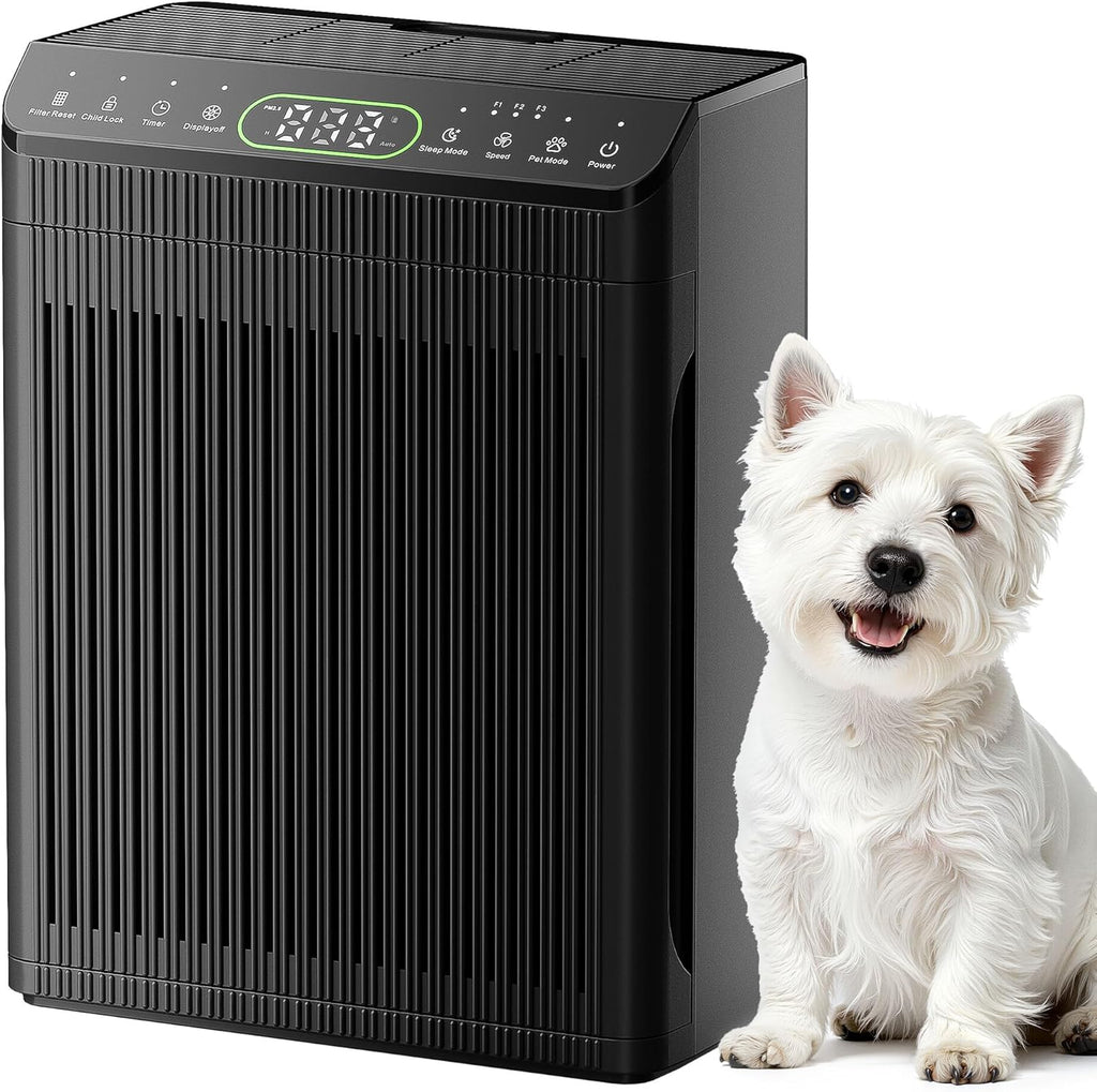 Air Purifiers for Home Large Room, Air Purifier up to 2200sq.ft, PM2.5 Air Quality Display, Sleep Mo